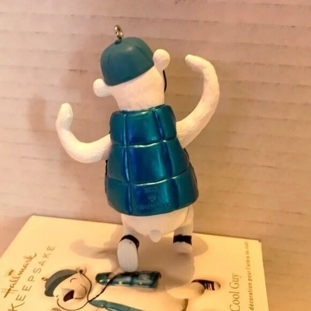 Retired Hallmark Ornament One Cool Guy Polar bear 2012 Boxed